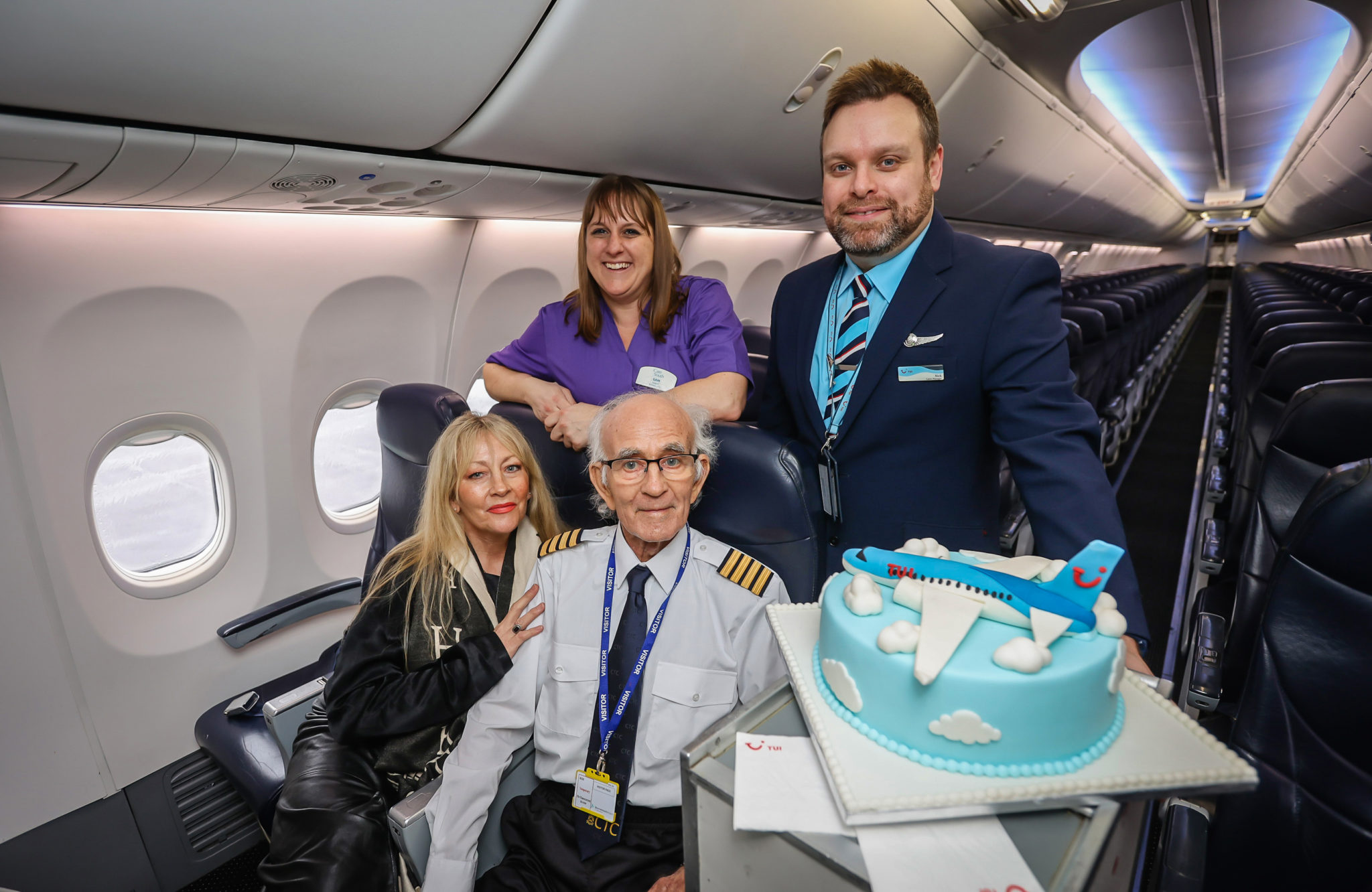 TUI MAKES VETERAN PILOTS BIRTHDAY WISH COME TRUE Bournemouth Airport